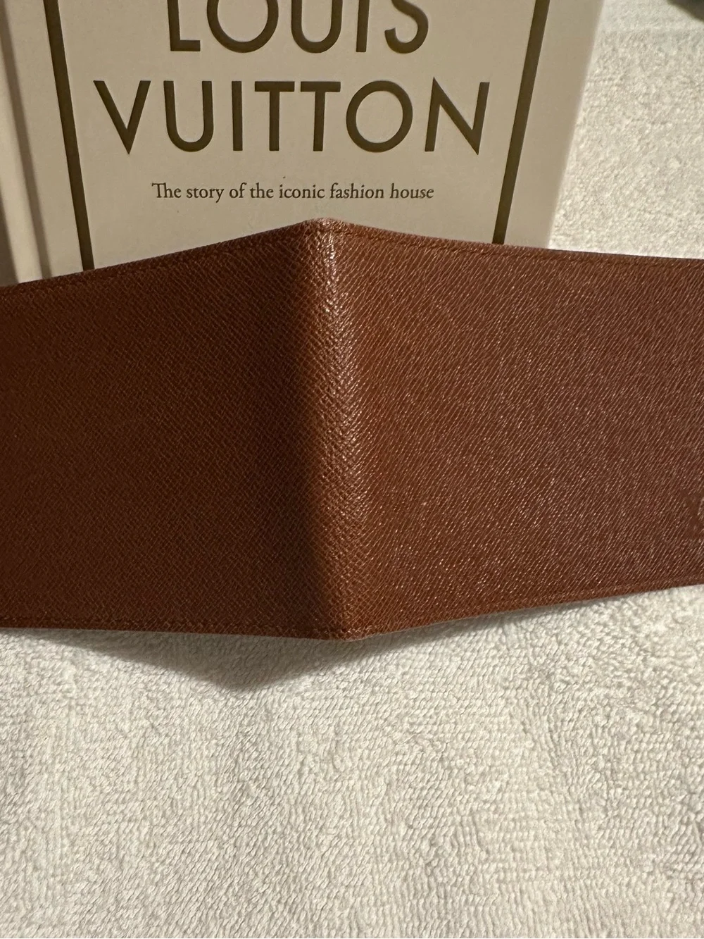 Louis Vuitton Brown Taiga Leather ID Card Holder